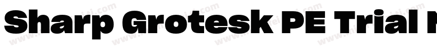 Sharp Grotesk PE Trial Medium 23字体转换